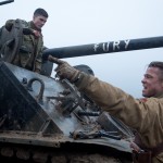 Norman (Logan Lerman) and Wardaddy (Brad Pitt) in Columbia Pictures' FURY.