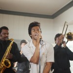 GET ON UP, left: Craig Robinson, center: Chadwick Boseman (as James Brown), 2014. ph: D